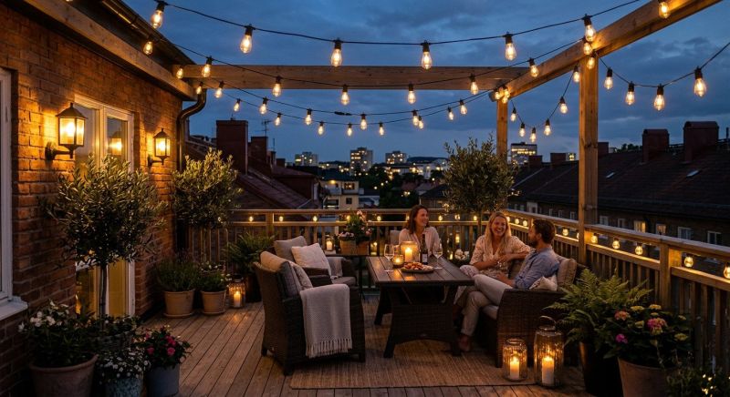 Patio Lights Installation in Overland Park, KS