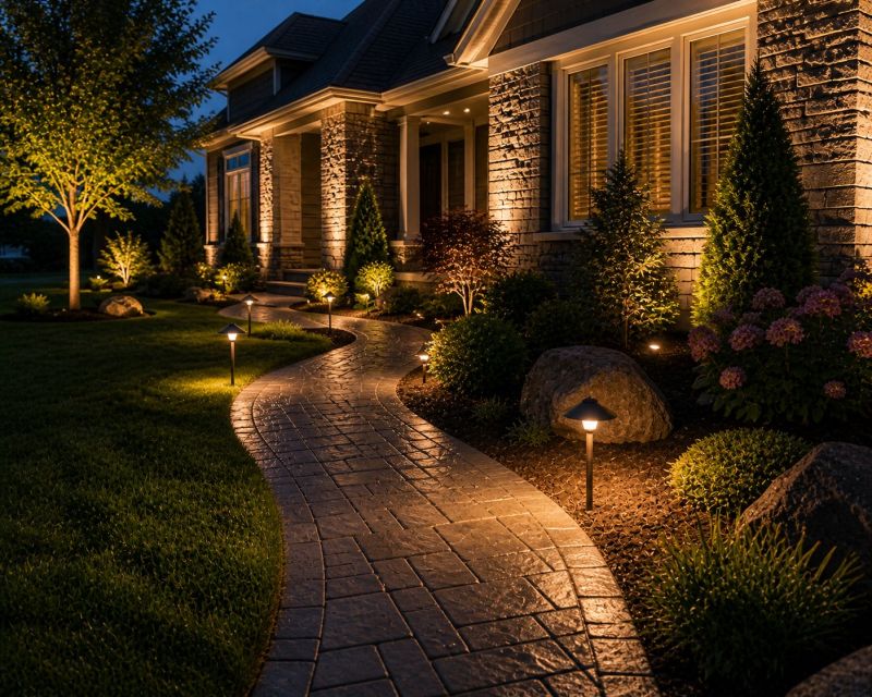 Walkway Lighting Installation in Provo, UT